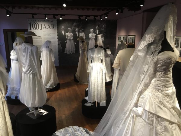 Various white wedding dresses