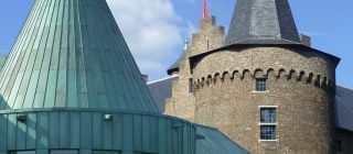 Fotocombinatie van Museum Helmond en Kasteel Helmond.