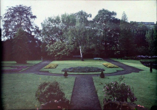 The castle garden as an ornamental garden